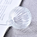 Crystal White Material 50ml Screw Thread Lantern Perfume Bottle Empty Bottle Contain Electrolysis Electrified Aluminium Spray Cover Transparent Glass Spray Bott